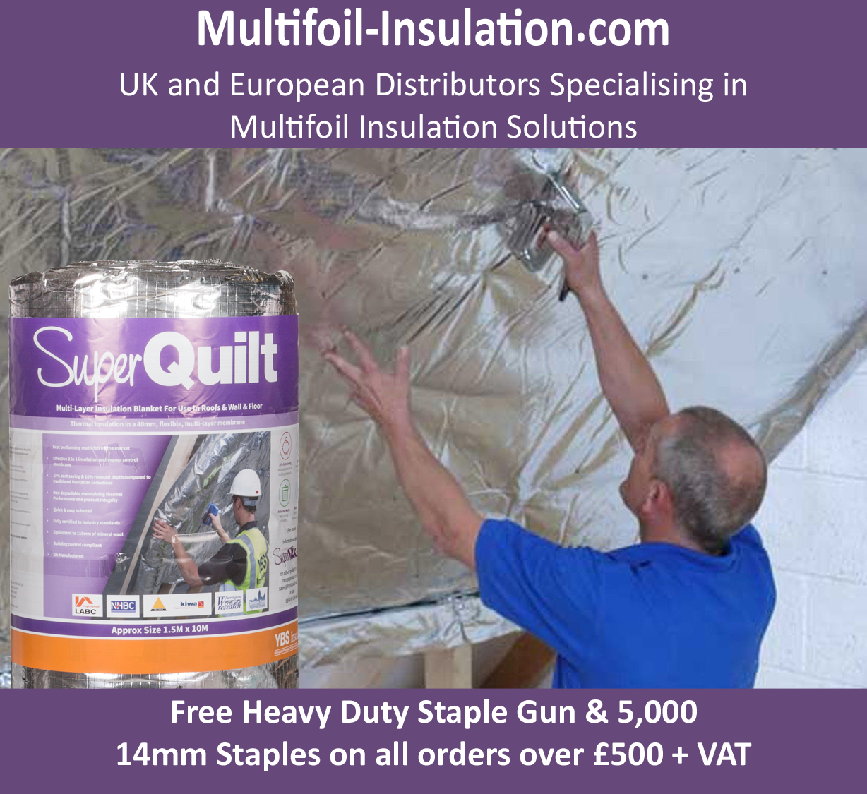 TLX Silver Multifoil Insulation
