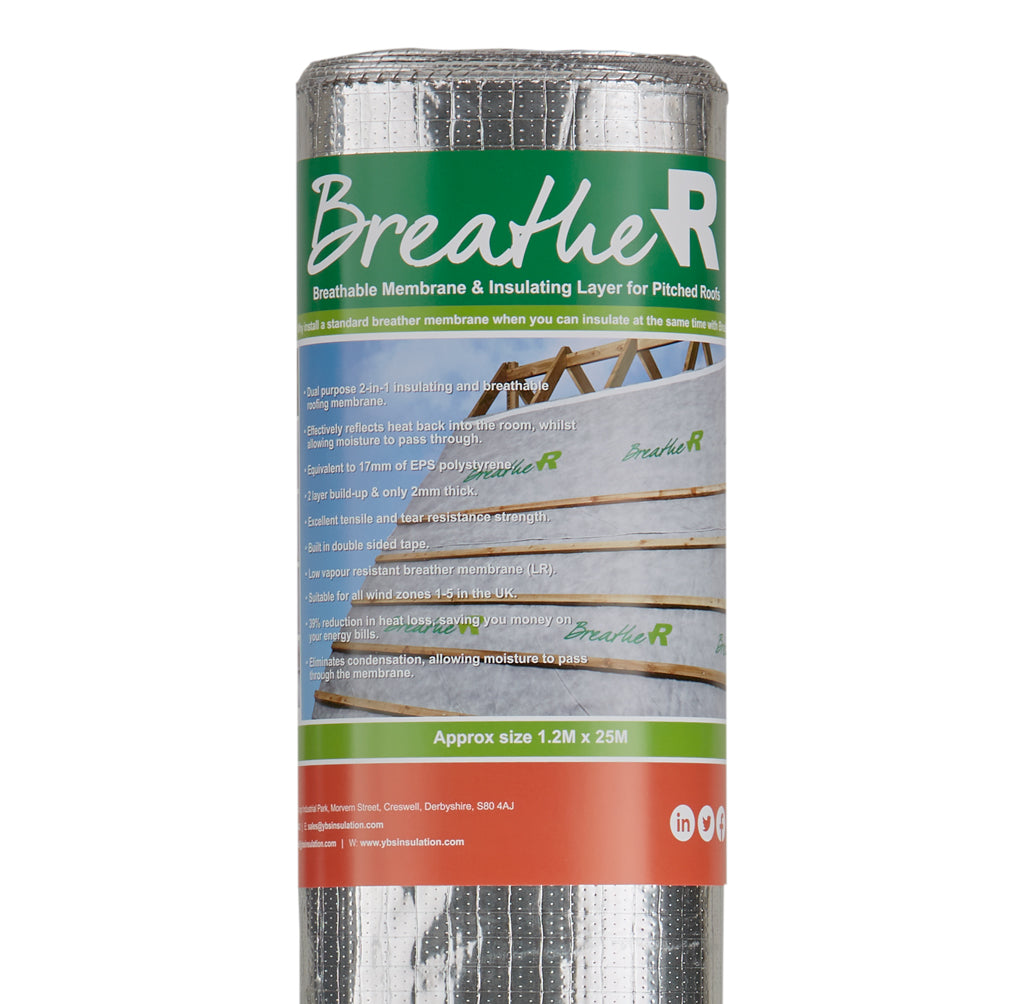 YBS Breathe-R Foil Insulation and Membrane – Multifoil Insulation
