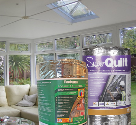insulation superquilt conservatory kit multifoil ecohome
