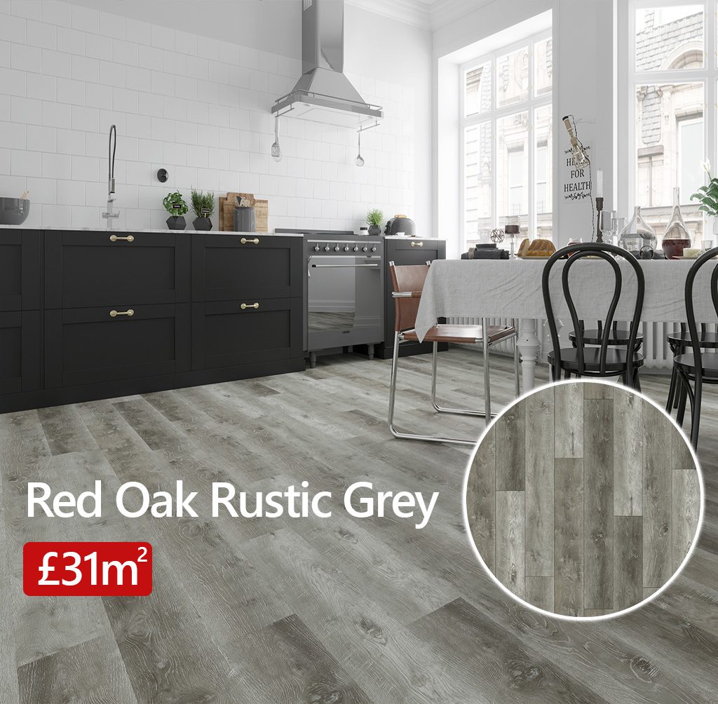 Red Oak Rustic Grey