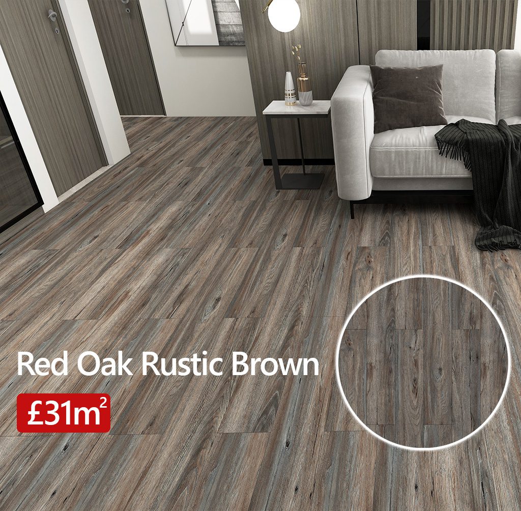 Red Oak Rustic Brown